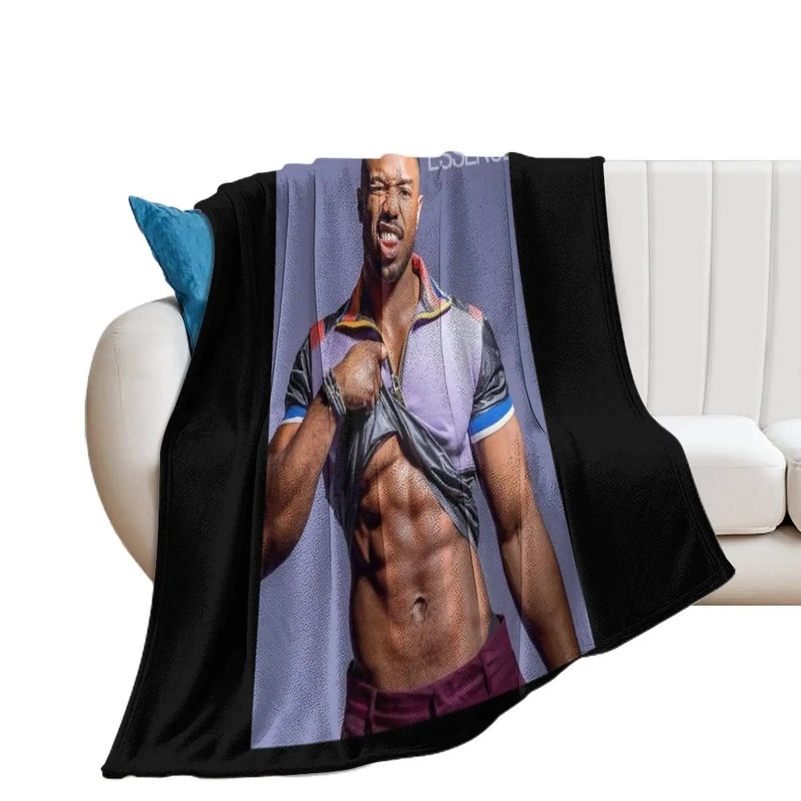 michael b jordan Classic Throw Blanket Soft Beds Furrys Retros Picnic Blankets