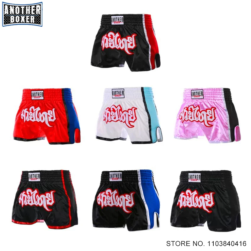 

Short Muay Thai Man Women Child Boxing Shorts Breathable Fight Kickboxing Shorts Fighter Boxer Martial Arts MMA Workout Clothing