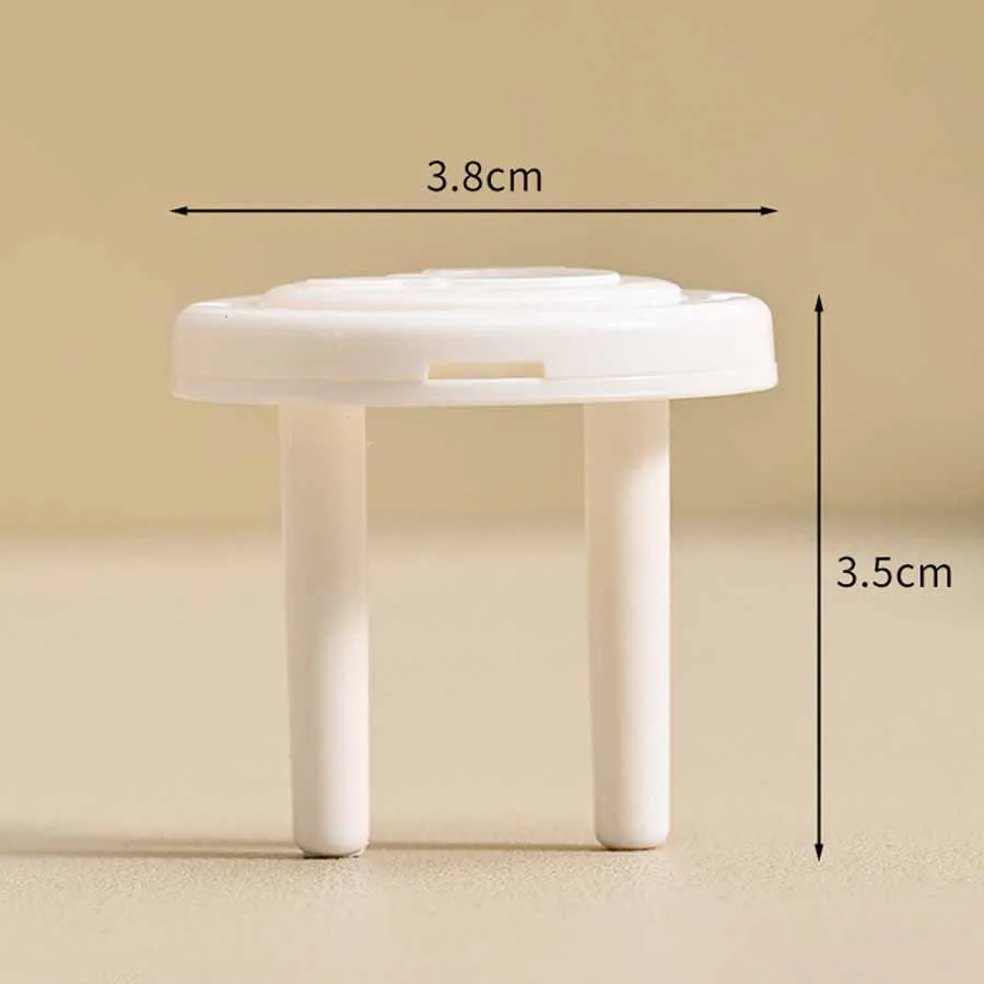 Cubierta protectora de enchufe de seguridad eléctrica para bebé, cubierta de enchufe antichoque eléctrico estándar europeo, protección segura para bebé, 5/10 Uds.