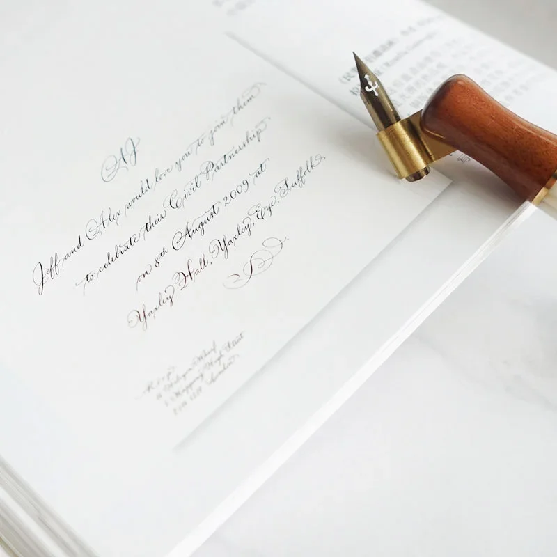 English Calligraphy Tutorial Copybook Italian Style Gothic Roman Style Copper Copybook Explanation Practice Copybook for Student