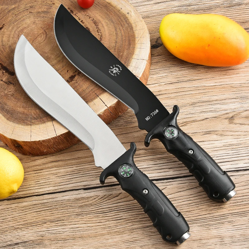 Outdoor Camping Knife, Outdoor Portable Straight Knife, Portable Knife, Multifunctional High Hardness Knife