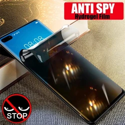 Pellicola salvaschermo Anti Spy Privacy Hydrogel per Honor X8a X50 90 Lite Play 40C X6