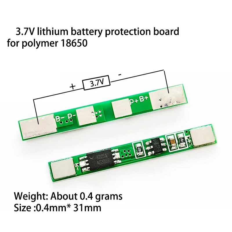 1PCS/5PCS/10PCS/LOT 1S 3.7V 3A li-ion BMS PCM battery protection board pcm for 18650 lithium ion li battery