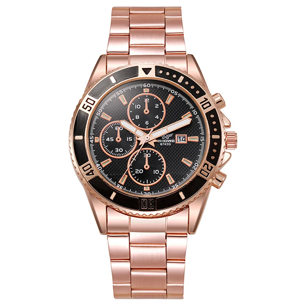 Luxury Men\'s Big Dial Brand Watch 2023 New Male Luminous Calendar Quartz Watches Business Stainless Steel Clock Wristwatches