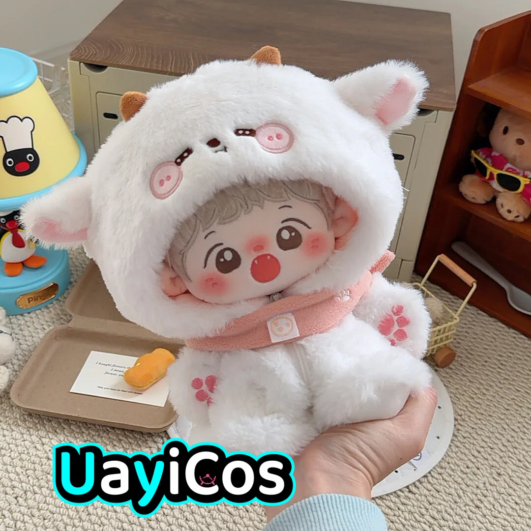 

In Stock 20cm Doll Clothes Cat Bear Rabbit Small Animal Cloak Series Suit Stuffed Plushies Doll Clothes Accessories Anime Toy Gi