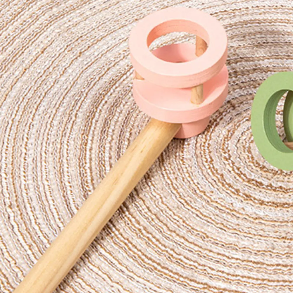 2Pcs Wooden Floating Blow Pipe Game for Kids and Adults to Improve Balance Coordination Hand Eye Motor Skills Indoor Outdoor