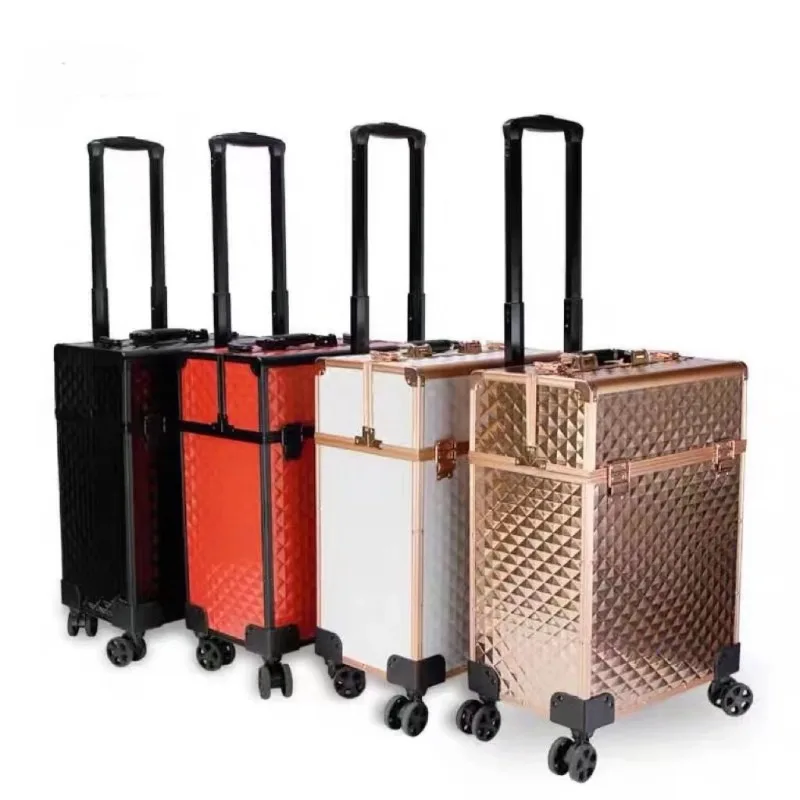 High-end Water Cube trolley cosmetic case professional tattoo and manicure