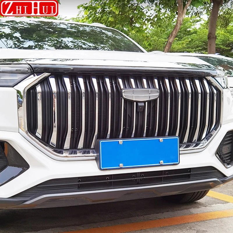 For Geely Okavango 2024 2023 Car Styling Front Grille Insect Proof Net Radiator Condenser Protective Cover Auto Accessories