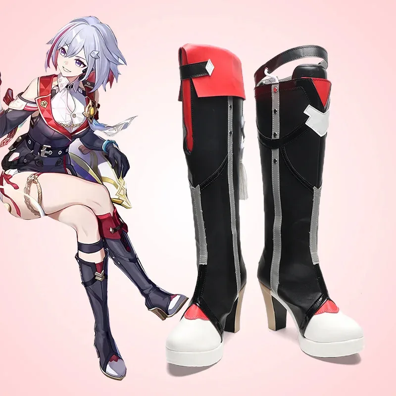 

Honkai Star Rail Topaz Boots Comic Game Role Play for Women Men Anime Party Halloween Cosplay Costume Propsv;6,a'3.k;8,