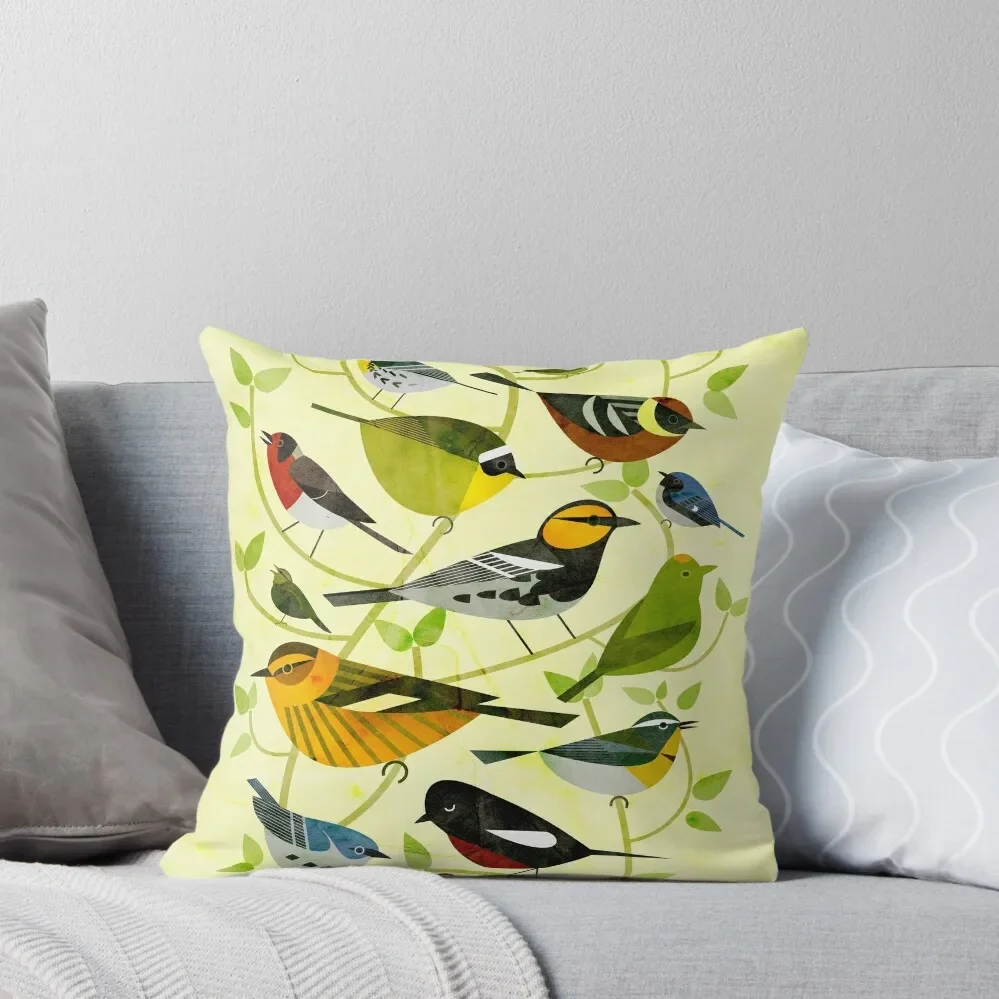 

New World Warblers 2 Throw Pillow Sofa Covers Pillow Case covers for pillows pillow