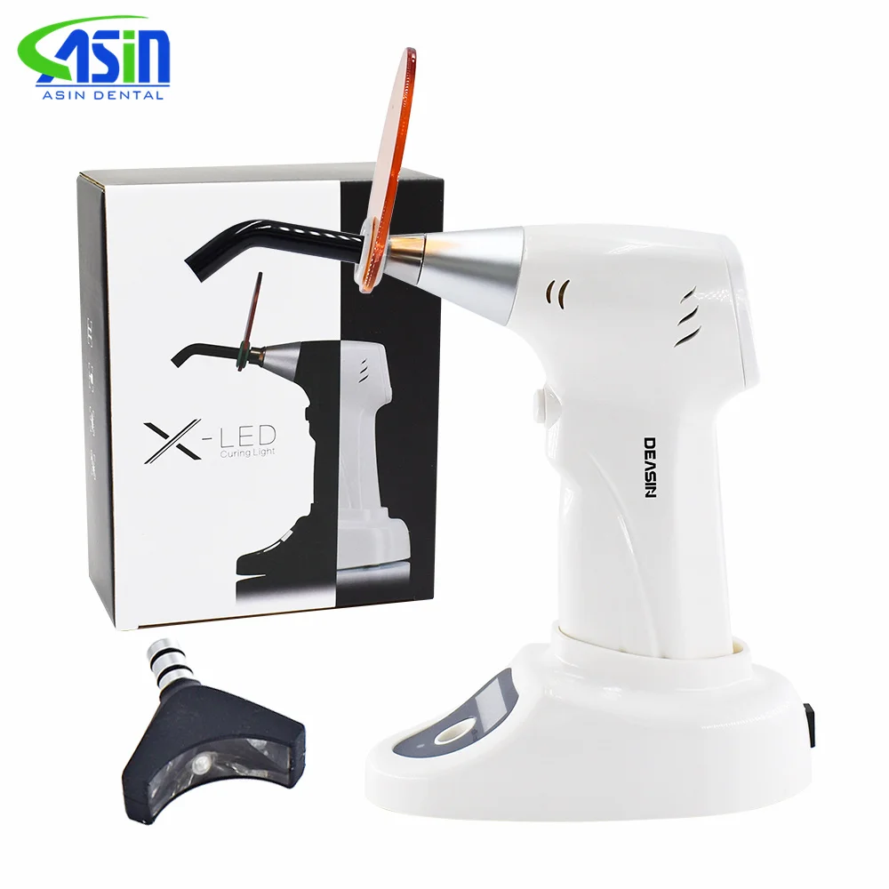 dental LED curing Light Lamp device Universal Optical Fiber Guide Rod Tips with light meter & Y tips