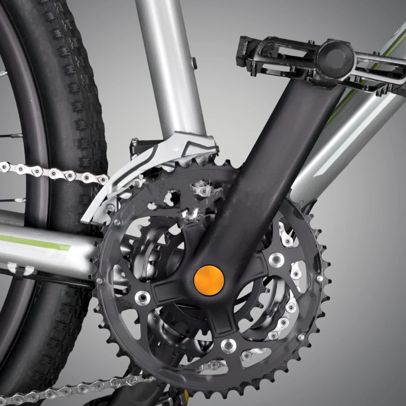 

1Set Aluminum Alloy Bike Crank Cover Protective Lightweight Cap Easy Install for Mountain Road Bike Chain-Wheel Crankset Parts