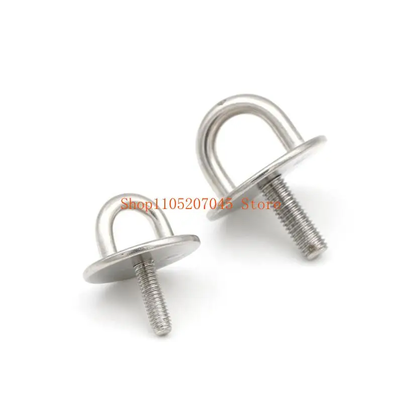 37cd Staple Ring Hook Heavy Duty Pad Eye Plate U-Shaped Heavy Duty Ceiling Mount Hanger for Marine Boat Accessories