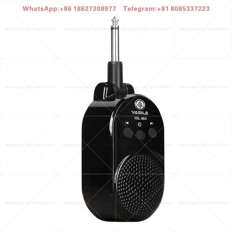 In-line small speaker Portable Bluetooth speaker lectric blow pipe Electric guitar Universal