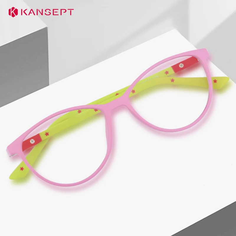 KANSEPT Graduated Lenses to Read Children's Eyeglasses Eye Glasses for Men Lunette Pour Femme Original Transparent Eyepieces