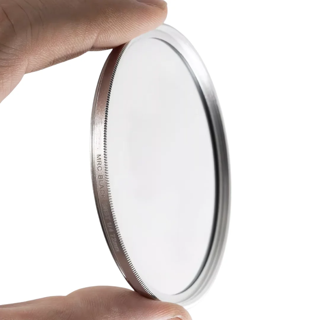 

40.5 43 46 49 52 55 58 62 67 72 77 82 MM MRC Black Mist Diffusion 1/4 Filter Ultra Slim Silver Frame Reduce Highlight Contrast