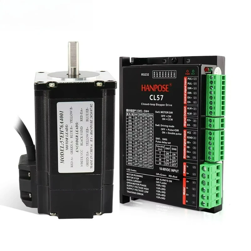 57 Stepper Motor 2.2N.Cm 57EH76A4001+ CL57 Driver CNC Set Encoder for 3D Printer Accessories Close Loop Steeper Motor Nema23