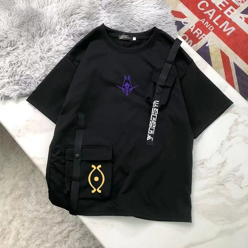 Dio originale attorno ai vestiti Senor T-shirt a maniche corte studenti e studentesse pantaloncini cargo set due yuan marea estiva