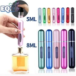 8ml/5ml Perfume Atomizer Portable Liquid Container for Cosmetics Traveling Mini Aluminum Spray Alcochol Empty Refillable Bottle