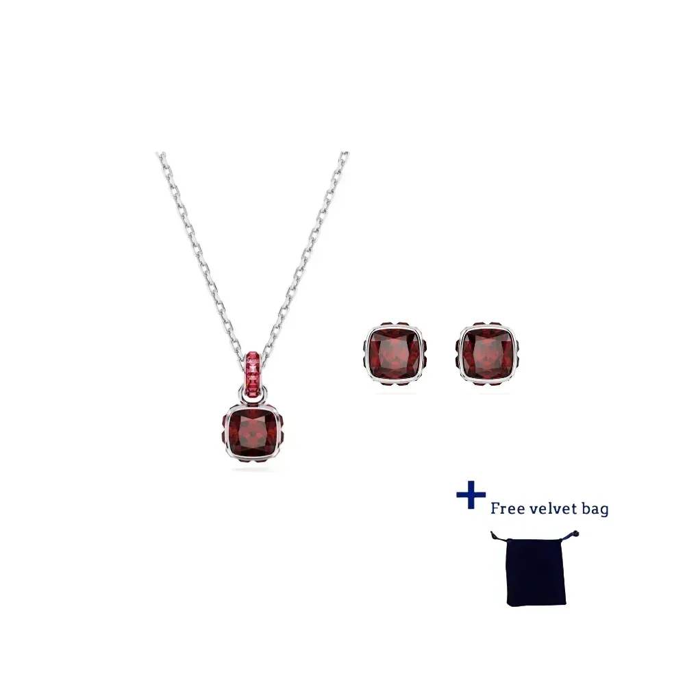 

Nuevo S925 Воротник для йогиры preciosas Pendiente Conjunto de Joyería Colgante de piedra colorida Fiesta de moda Di 3)