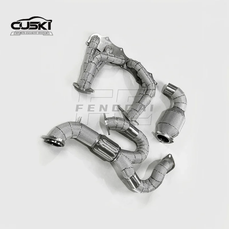 

Высококачественные автомобильные детали из нержавеющей стали для LOTUS Evora 3.5 GT410 2018-2021, выпускной коллектор и сливная труба