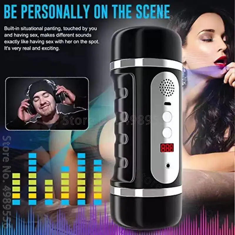 Automatic Masturbation Cup Seхual Vagina Masturbator Men Sexual Toy for Man Electric Canned Pussy Vibration Stimulate Sex Items