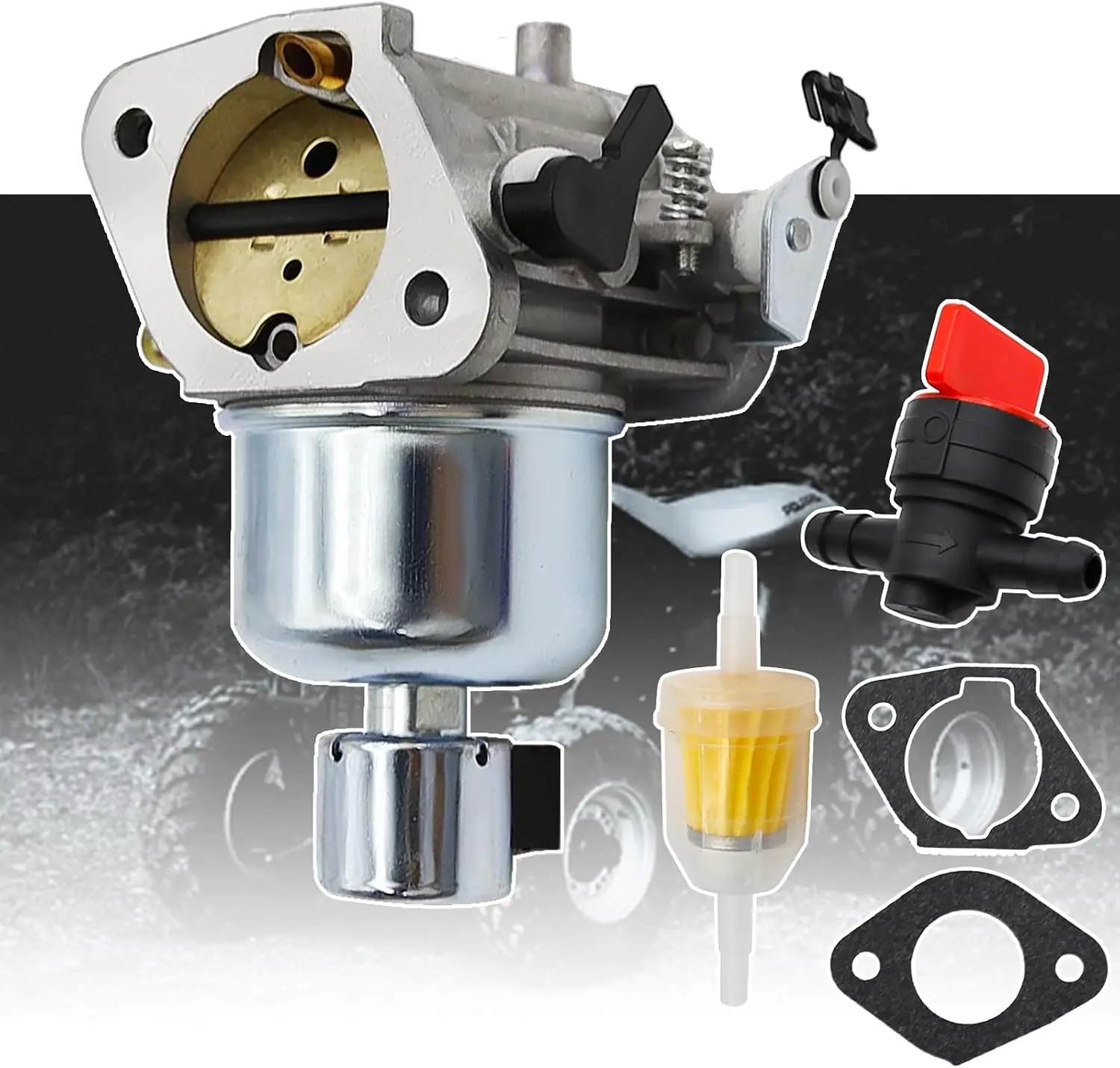 15004-0986-カワサキエンジン-fr651v-fs691v-23-hp-gravely-zt-42-xl-用キャブレター交換部品、15004-0828