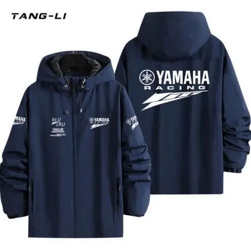 

Гоночный костюм YAMAHA, мотоциклетная повседневная куртка Yamaha, верхняя одежда, куртка-пулемет