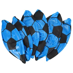 6 Pcs Inflatable Toys Kids Football Plastic PVC Soccer Balls Pat The 20X20CM Footballs Child