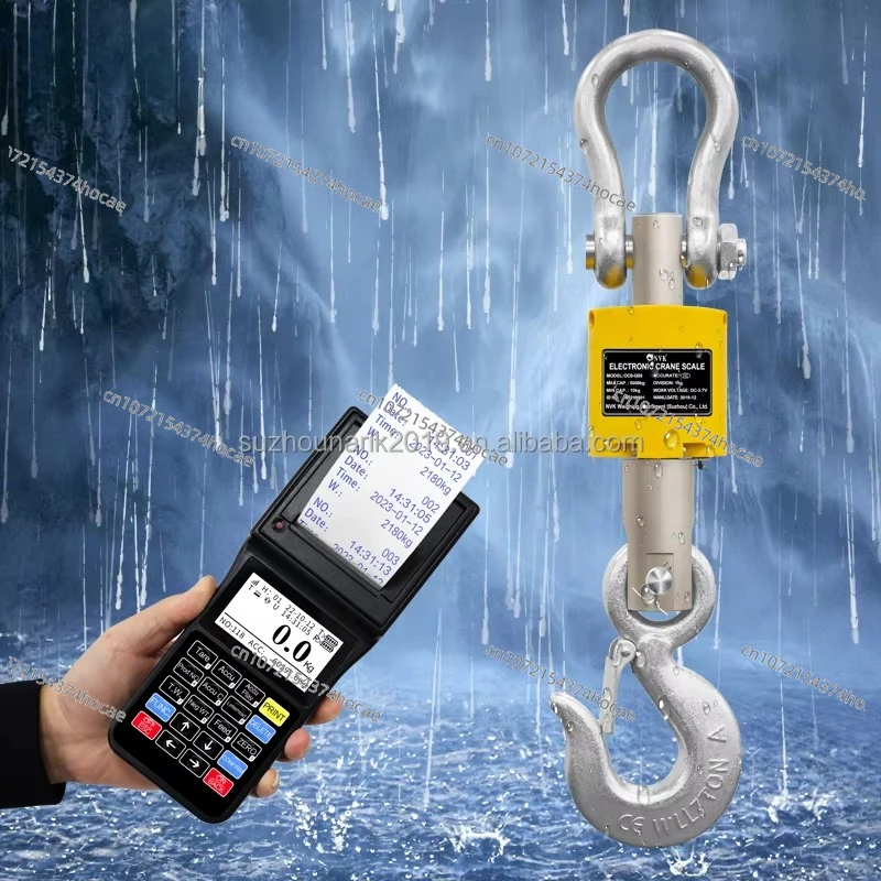 

3000 kg Hanging Scale 10 ton Wireless Digital Hanging Scale LED Display 1 ton 3 ton Industrial Hook Hanging Scale 2000 kg