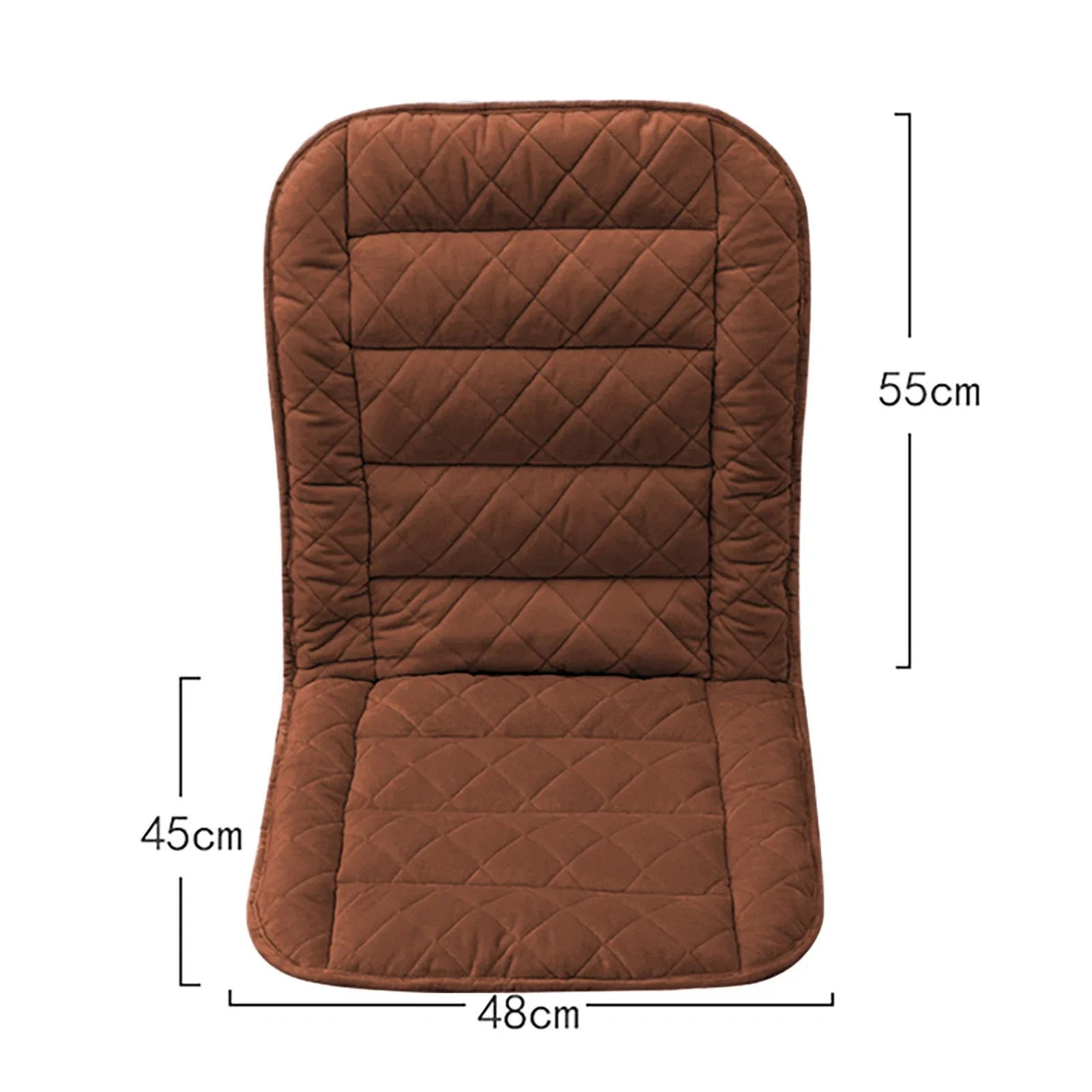 Chair Heated Cushion Electric Seat Heating Pad Office Backrest Integrated Thermostatic Mat 3 Speed Adjustable Temperature USB