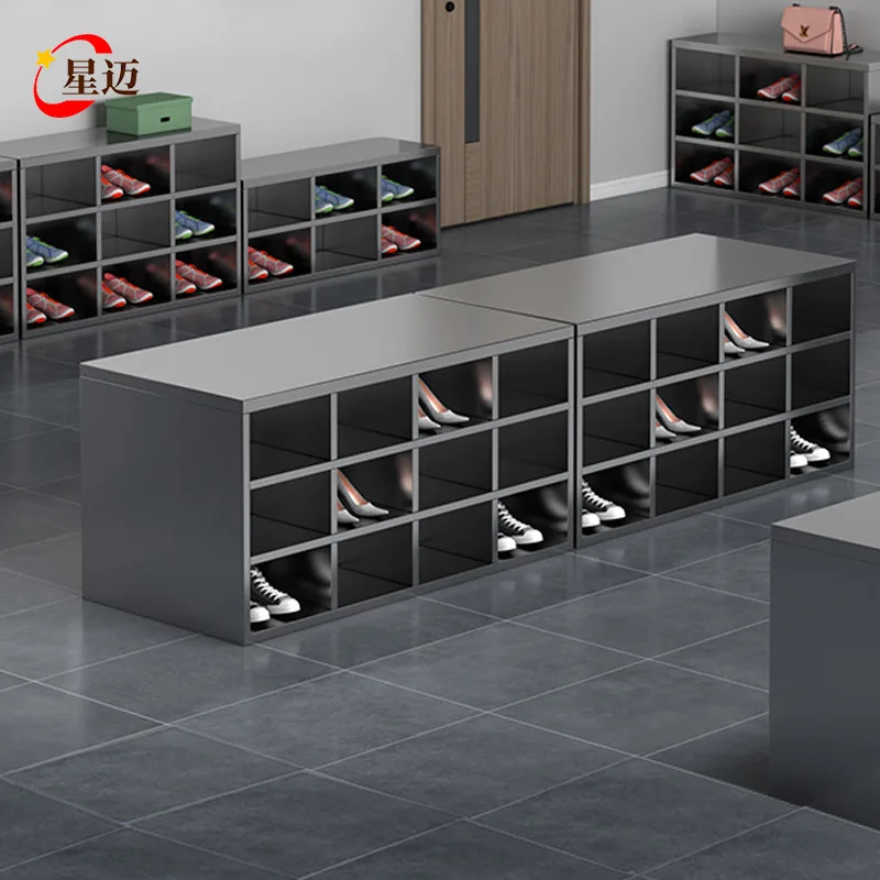 304 stainless steel employee changing shoe cabinet Food factory dust-free purification workshop Laboratory shoe stool single