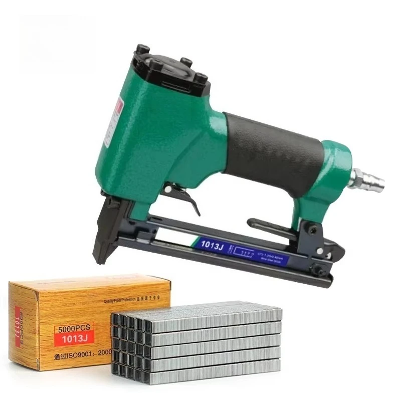 20 Gauge Industrial Steel Sofa Pin Nailer Professional 6-13mm Box Furniture 1013J Pneumatic Stapler Gun 1 Year Warranty