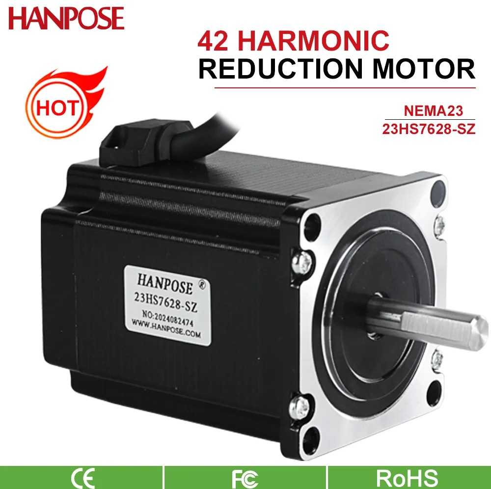 23HS7628-SZ 57 duoble shaft motor NEMA23 CNC Stepper motor 57x76mm 2.8A 189N.Cm  for 3D Medical machinery