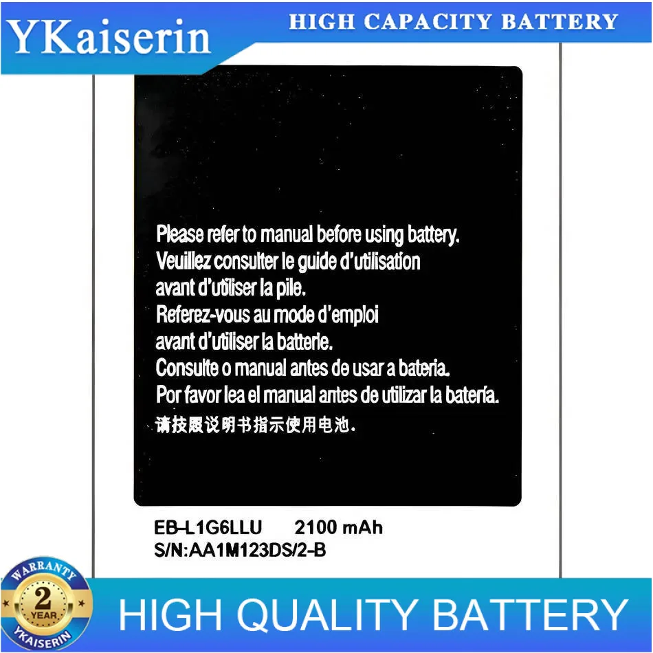 

Mobile Phone Battery 2100Mah EB-L1G6LLU High Performance For Samsung Galaxy S3 Siii I9300 I9300i I9305 I9301 I9118
