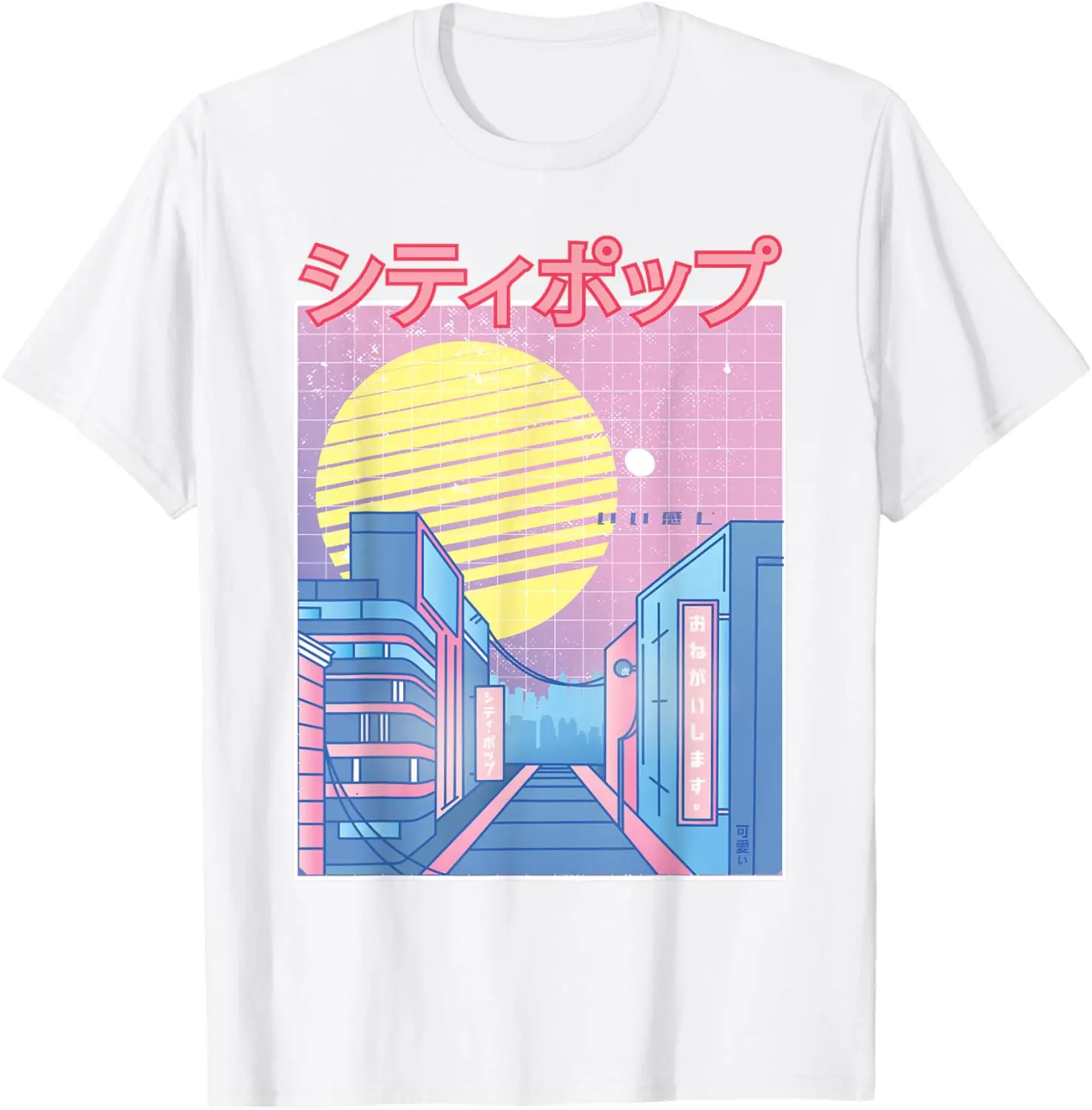 Japan City Pop Kawaii 80er Jahre Japanische Anime Musik Ästhetisches T-Shirt Druck Original Design Geschenke T-Shirts Grafik T-Shirts Camisas