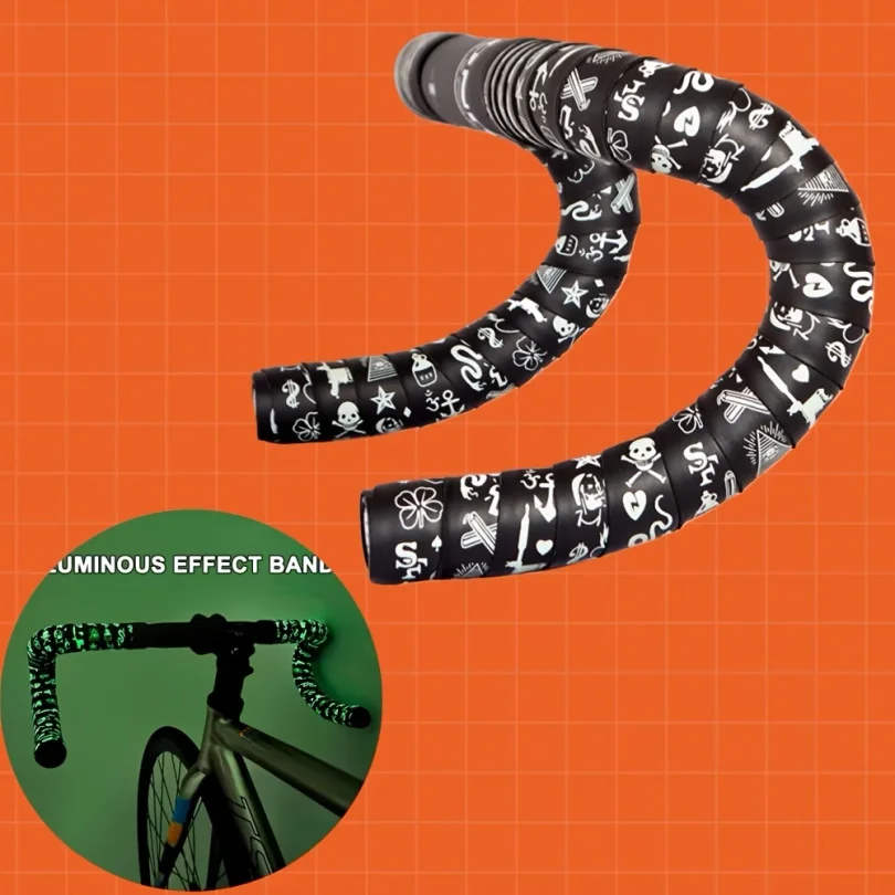 

Мягкая светящаяся в темноте лента для руля велосипеда, противоскользящие обмотки для руля, оптовая продажа велосипедного оборудования