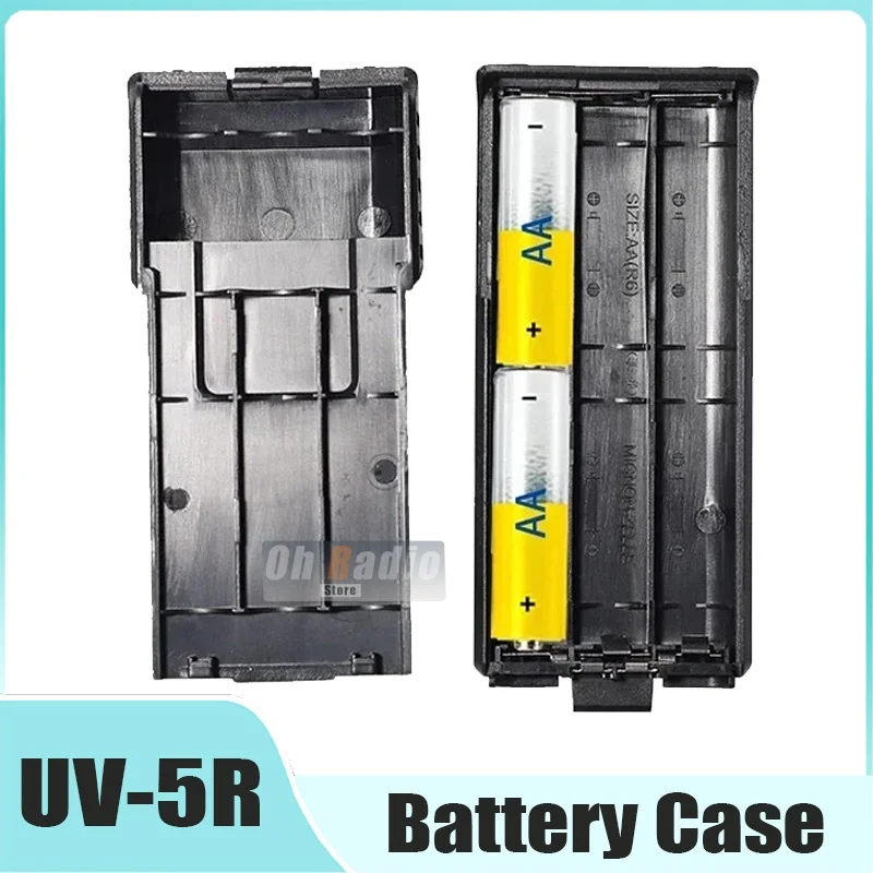 Baofeng UV-5R Walkie Talkie Battery Case Shell Original Or Extended Battery Housing BL-5 6xAAA Batteries Box For UV-5RE BF-F8HP
