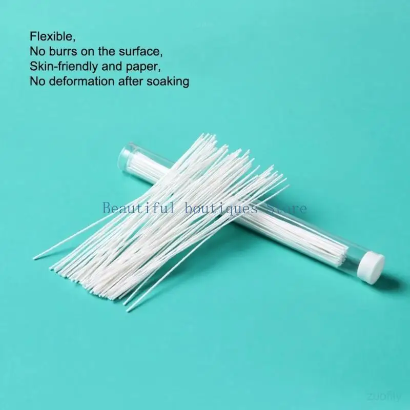 

U4LF Disposable Ear Hole Cleaning Line 70pcs with Earring Hole Cleaner Disinfection for Women Girls Ear Cord Anti-blocking Care