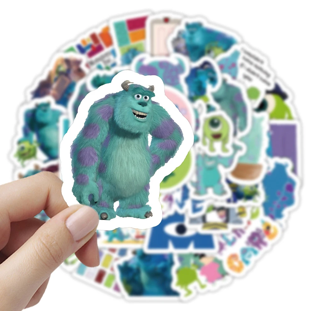 10/30/50pcs Disney Anime Monsters University Graffiti Stickers Cartoon Decals Kids Toys Skateboard Laptop Car Stationery Sticker