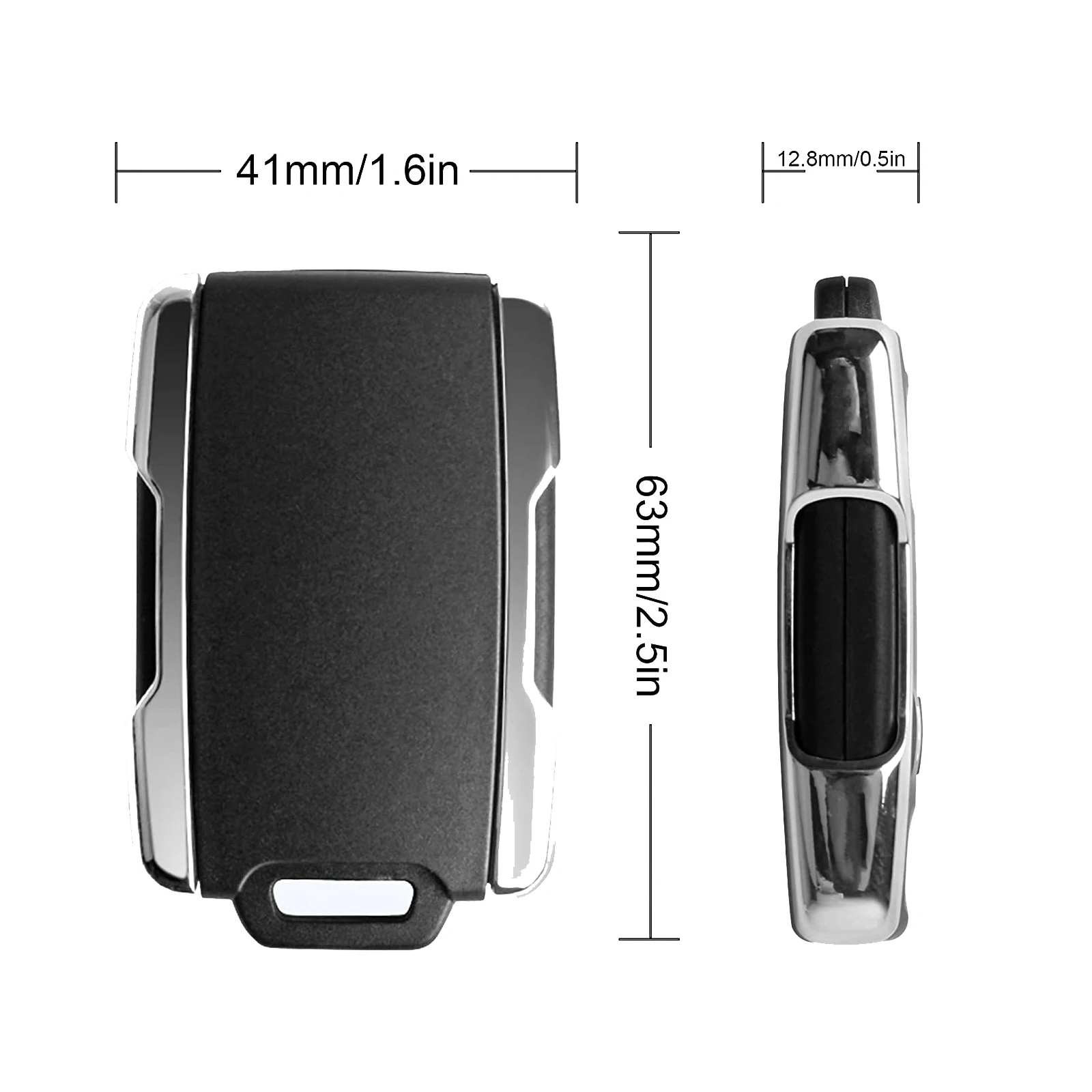 3/4/5/6 Button Car Key Shell Case No Circuit Board Remote Control Keyless Fob For Chevrolet Colorado Silverado GMC Canyon Sierra