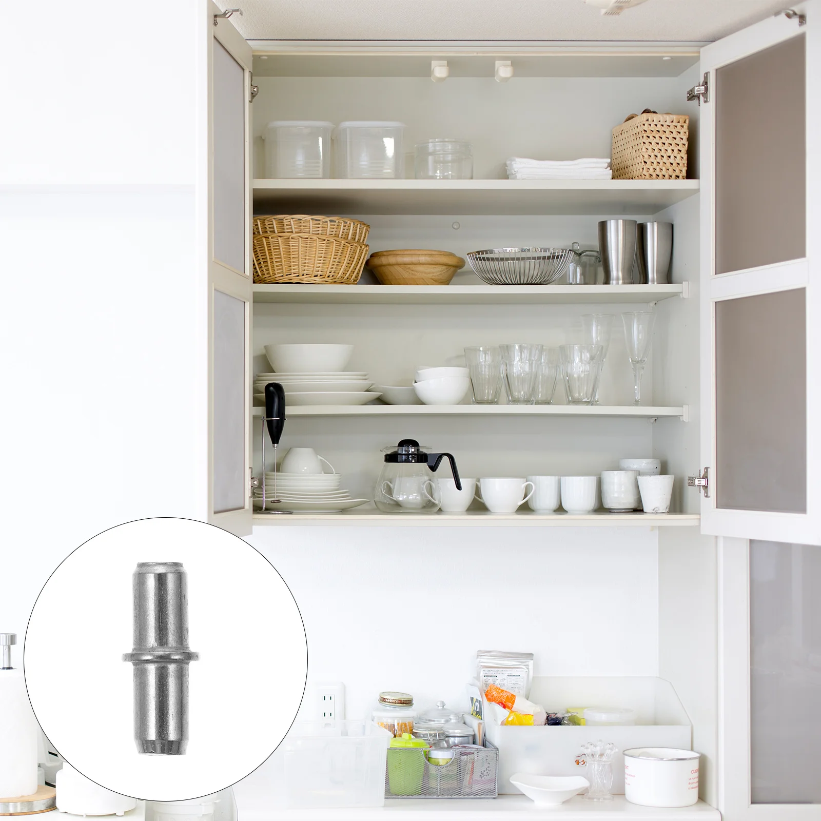 50 قطعة أوتاد قوس الرف مادة ممتازة لمسة نهائية سلسة لا لدغ سهلة التركيب لخزانة الكتب عرض حامل خفيفة الوزن #1