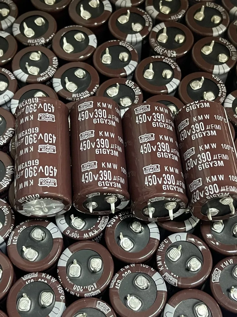 (1 Buah) Kapasitor 390uf450V Kapasitor 390uf420V 390uf400V/420/450v390uf Kapasitor Elektrolitik Aluminium