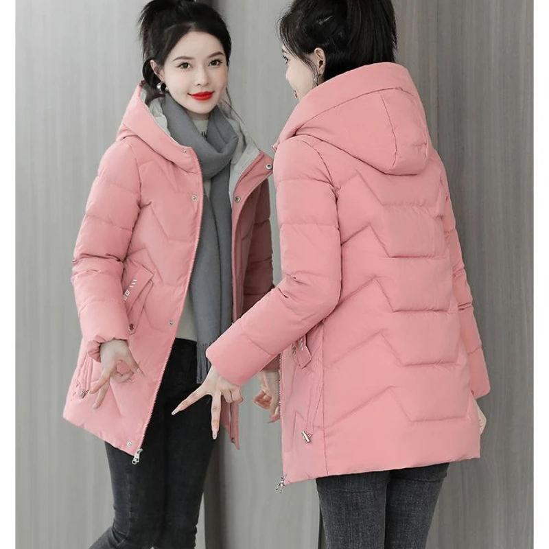 Winter Women Cold Coat Parkas Super Hot Coats Hooded Long Cotton Padded Jacket Jackets Womens Winter Clothes Trend Puffer Jacket