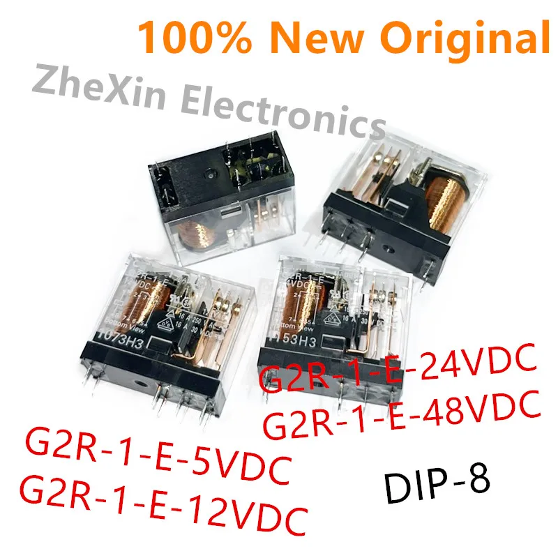 10PCS/Lot   G2R-1-E-5VDC 、G2R-1-E-12VDC 、G2R-1-E-24VDC 、G2R-1-E-48VDC   DIP-8   New Original Power Relay   G2R-1-E-DC12V  DC24V