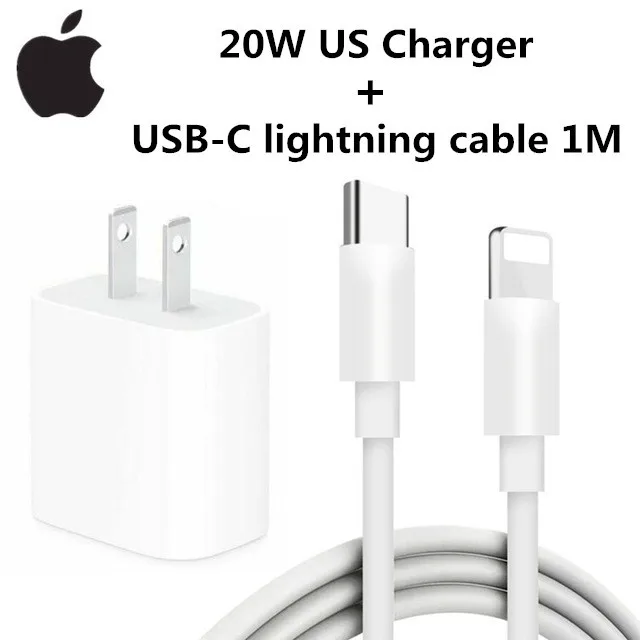 20W USB-C Power Adapter Originele Snelle Lader voor iPhone 17/16/15 Mini Pro Max Type C met Apple Kabel Compatibel met iPhone 14