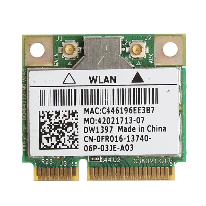 

Мини-карта PCIe Wi-Fi, разъем сетевого адаптера PCI-Express BCM94312HMG2L, двухдиапазонный, 2,4 ГГц/5 ГГц для Dell DW1397