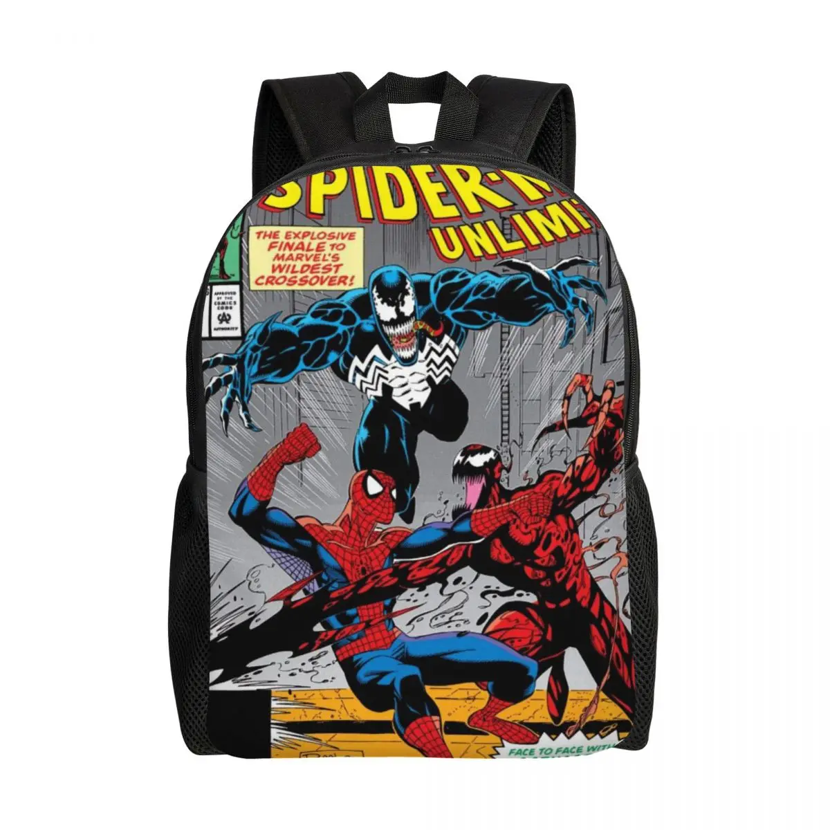 

Marvel Spider-Man Backpack, Women's Oxford Cloth Backpack, Men's School Bag, Travel Backpack, Laptop Backpack