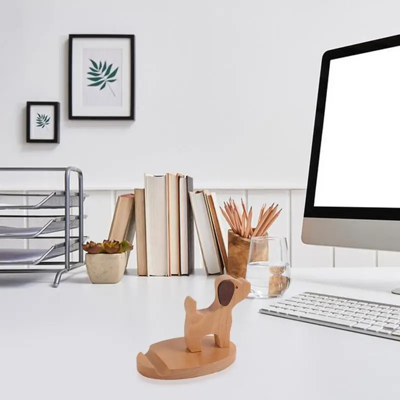 Holz Telefon Halter Stehen Dekorative Halterung Ständer Für Tablet Unterstützung Holz Halterung Halter Für Live-Streaming Aufnahme