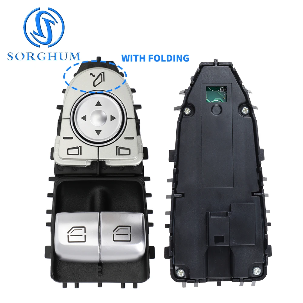 SORGHUM 2059050302 2059057011 3-poliger elektrischer Hauptfensterschalter für 2014–2021 Mercedes Benz Vito W447 A 2059050302 2059050202 2059056911 – Detail 8